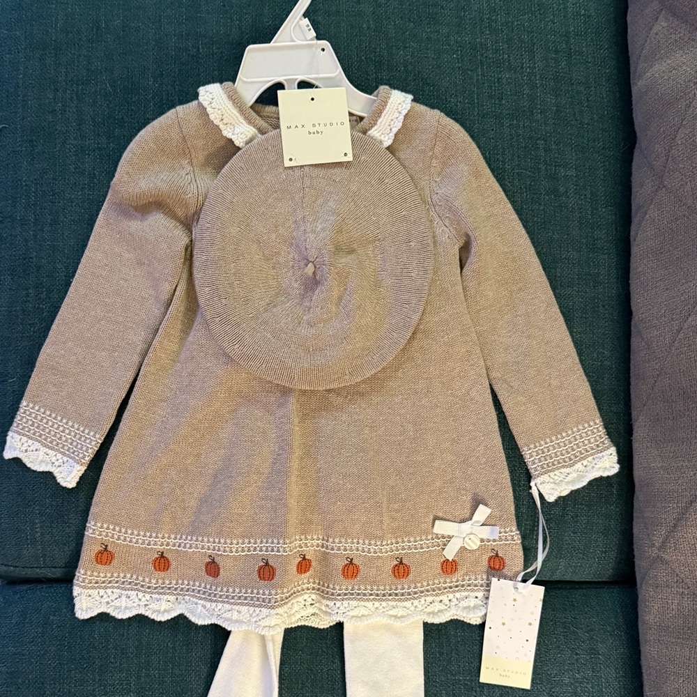 3-piece Autumn Baby Dress Set - Picture 2 of 6